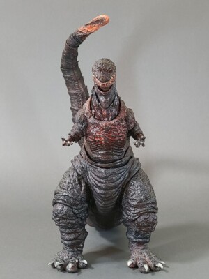 [USED] BANDAI S.H.MonsterArts Shin Godzilla Action Figure 2016 Jp-image