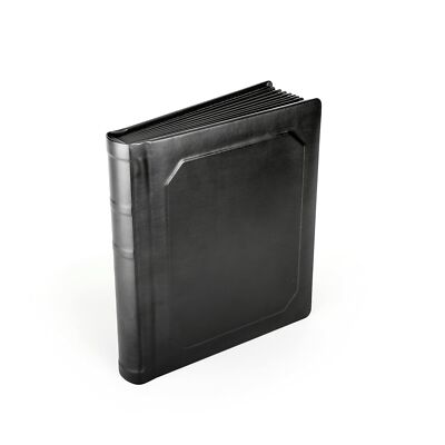 Professional Leatherette Bound Slipin Photo Album 8x10 10 Page Black/black-image