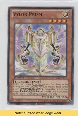 2014 Yu-Gi-Oh! Realm of Light Structure Deck 1st Edition Vylon Prism READ 01ic-image