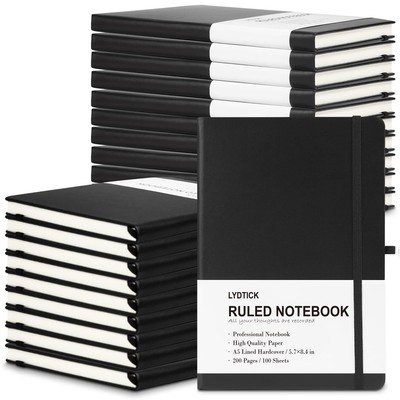 20 Pack Journals for Writing College Ruled Notebooks Journal in Bulk, Hardcov...-image