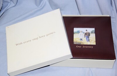 Our Journey 4”x 6” PHOTO ALBUM - With Every Step Love Grows - NIB-image