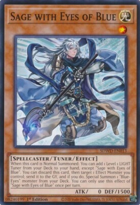 Yugioh! Sage with Eyes of Blue x3  SDWD-EN013 Structure Deck-image