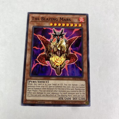 yugioh The Blazing Mars SR14-EN015 Fire Kings Structure Deck 1st Edition Common-image