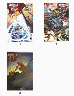 GODZILLA VS. FANTASTIC FOUR (2025 MARVEL) #1  NM  MAIN & VARIANTS  COVER CHOICES-image