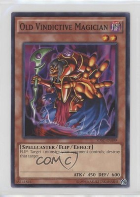 2009 Yu-Gi-Oh! Spellcasters' Command Structure Deck Old Vindictive Magician 0yj1-image