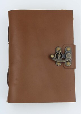 Leather Bound vintage Journal Antique Handmade Notebook/Diary/Sketchbook S22-image