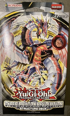Yugioh Cyber Dragon Revolution Structure Deck English 1st Edition Factory Sealed-image