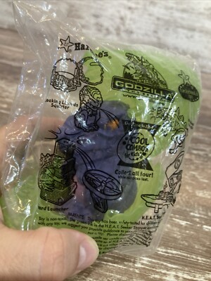 Godzilla The Animated Series Hardee's Baby Zilla w/ Egg Figure RARE SEALED NEW-image