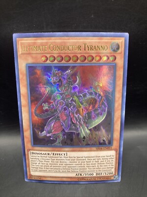 Ultimate Conductor Tyranno SR04-EN001 Structure Deck: Dinosmasher's Fury...-image