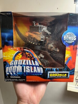 1997 Trendmasters super rare Godzilla Doom Island 