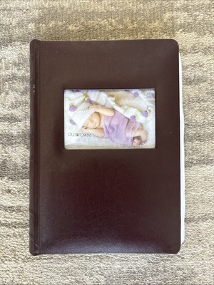 New Old Town Large Bonded Leather Photo Album - Holds 300 4x6 & Photos Plus CDs-image