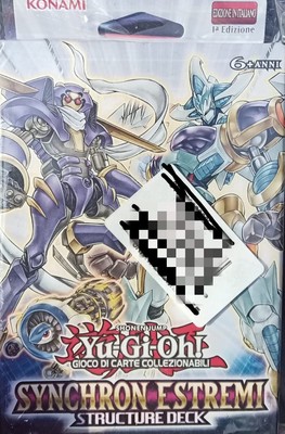 YU GI OH SYNCHRON EXTREME Structure Deck 1’ Edition Konami In Italian.-image