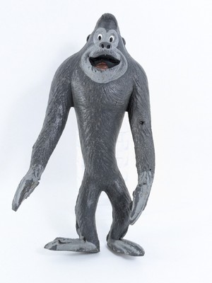 vintage KING KONG Multiple Toymakers Rubb'r Nik rubber toy figure 1967-image