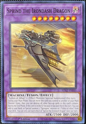Sprind the Irondash Dragon SDAZ-EN045 Structure Deck: Albaz Strike 1st Edition-image