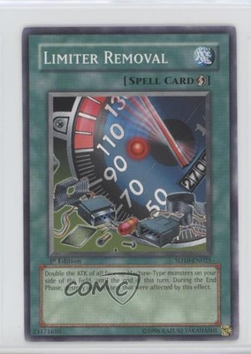 2007 Yu-Gi-Oh! Machine Re-Volt Structure Deck 1st Edition Limiter Removal 3c7-image