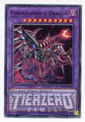 Yugioh Cyberdarkness Dragon SDCS-EN043 Common 1st Edition Near Mint-image