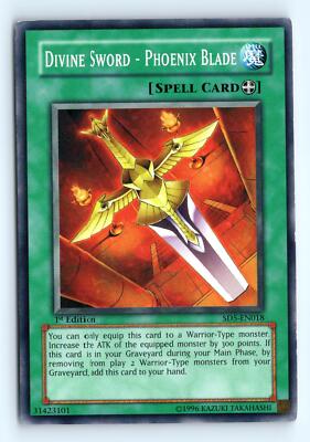 Yu-Gi-Oh Divine Sword #SD5-EN018 Structure Deck: Warrior's Triumph tcg LP-image