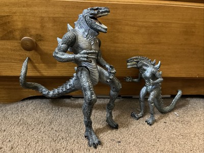Godzilla Vintage 1998 Toho Trendmasters 10” And 7” Action Figures-image