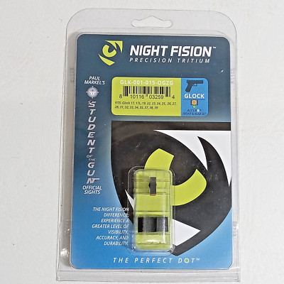 NEW SEALED PACK NIGHT FISION TRITIUM NIGHT SIGHT SET FRONT & BACK GLOCK 17 19 22-image