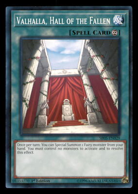 Yugioh Valhalla, Hall of the Fallen #SR05-EN029 Structure Deck: Wave of Light LP-image
