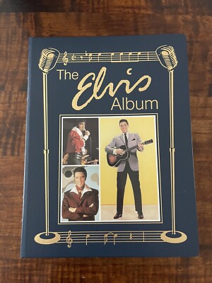 Vtg 2003 The Elvis Album By Millie Ridge Easton Press Leather bound-image