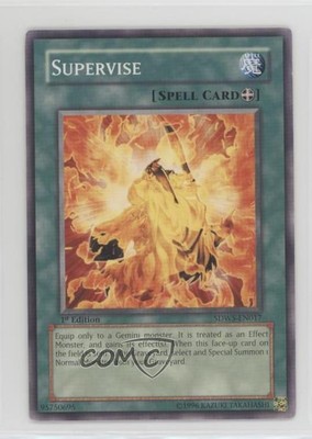 2009 Yu-Gi-Oh! Warriors' Strike Structure Deck 1st Edition Supervise 0d94-image