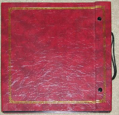 Clearance Item!! ~ PHOTO PORTFOLIO ~ LEATHERBOUND HC ~ HOLDS UP TO 200 PHOTOS-image
