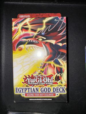 YUGIOH EGYPTIAN GOD DECK SLIFER THE SKY DRAGON Factory Sealed KONAMI Shonen Jump-image