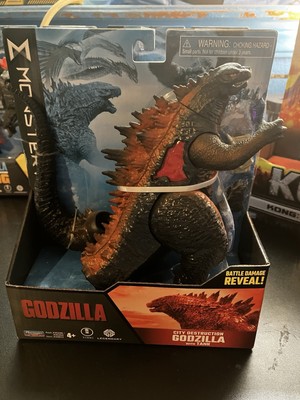 Playmates Toys Godzilla vs Kong 6” Figure “CITY DESTRUCTION GODZILLA WITH TANK”-image