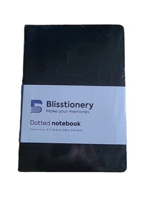 NEW Dotted Notebook - Dot Grid Hard Cover Journal (5.7