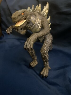 1998 Godzilla Toho Trendmasters Godzilla Fang Bite 9”Action Figure Working Sound-image