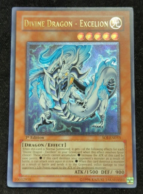 Divine Dragon - Excelion  Ultimate rare 1st Edition	SOI-EN033  Yugioh-image