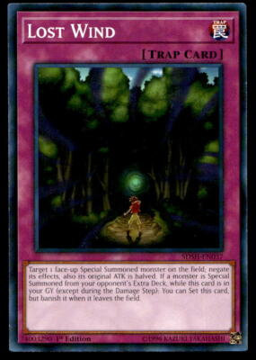 2020 Yu-Gi-Oh! TCG Structure Deck: Shaddoll Showdown #SDSH-EN037 Lost Wind-image