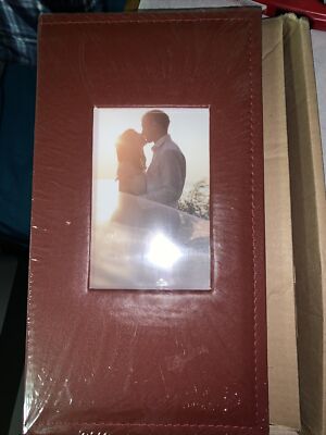 Photo Album 4x6 for 300 Photos Pictures PU Leather Cover for Wedding Albums F...-image