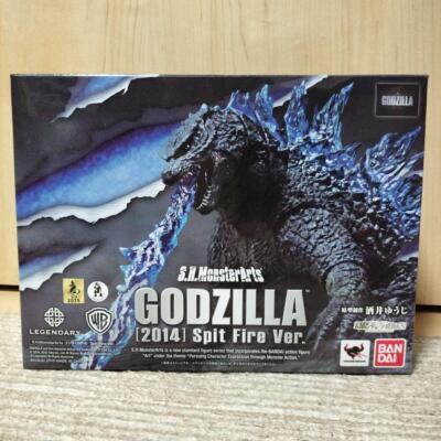 S.H.MonsterArts GODZILLA 2014 SPIT FIRE Ver Action Figure BANDAI FedEx-image
