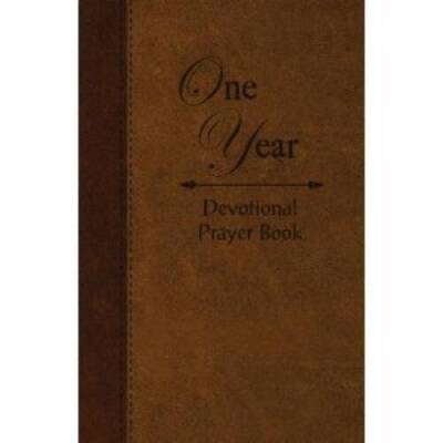 CU One Year Devotional Prayer Book - Imitation Leather By Thomas Nelson - GOOD-image