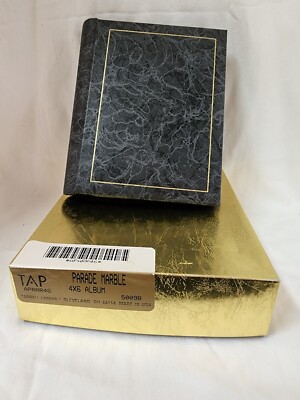 TAP Parade Marble 4 x 6 photo album 10 pages Slip in framed pages-image