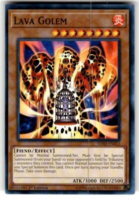 Lava Golem SDSH-EN013 Structure Deck: Shaddoll Showdown-1st Edition NM-image