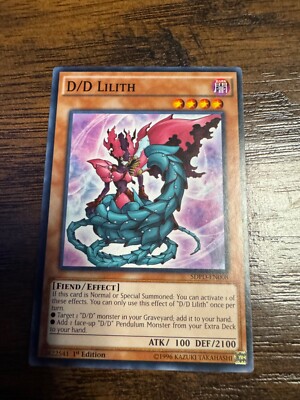 Yu-Gi-Oh! D/D Lilith SDPD-EN008 Structure Deck: Pendulum Domination 1st Edition-image