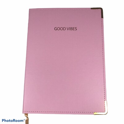 Pink Light Design “Good Vibes” Hard Cover Journal 8