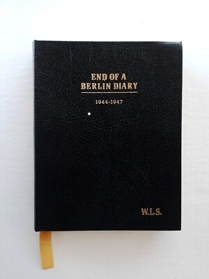End of a Berlin Diary (Volume 2) 1944-1947 Black Genuine Leather, Easton Press-image