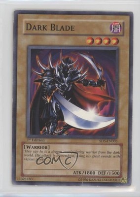Dark Blade 1st Ed. YuGiOh Warrior's Triumph Structure Deck #SD5-EN003 2005 09ud-image