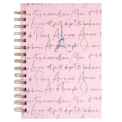 Graphique Meet me in Paris 6 x 8 Spiral Hard Cover Journal w-image