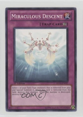 2011 Yu-Gi-Oh! Lost Sanctuary Structure Deck 1st Edition Miraculous Descent 0b5-image