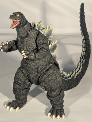 S.H.MonsterArts Godzilla (1994) 1st Edition w/ All Accessories RARE U. S. Seller-image