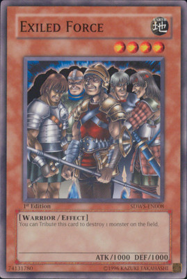 Yugioh Exiled Force #SDWS-EN008 Structure Deck: Warriors' Strike 1st Edition-image