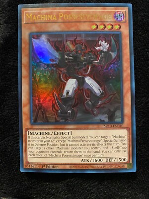 Machina Possesstorage NM SR10 (#1) 1st Structure Deck: Mechanized Madness Yugioh-image