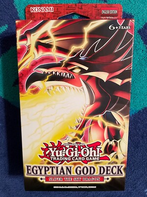 YU-GI-OH! Egyptian God Deck: Slifer The Sky Dragon 1st Edition New/Sealed-image
