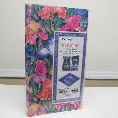 Pioneer 204 Pocket Photo Album - Flower Themed-image