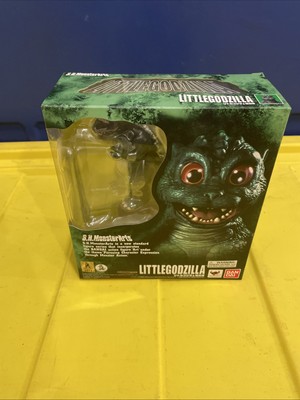 Bandai Tamashii SH MonsterArts Little Godzilla and Crystal Set 2012 Figure New-image